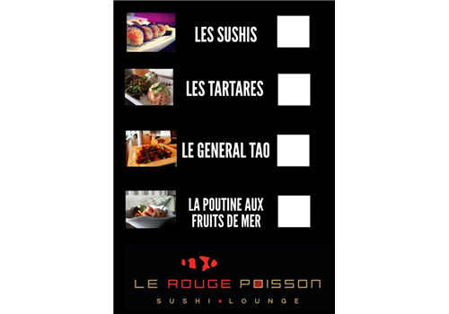 Rouge Poisson sushi lounge Restaurant - Picture